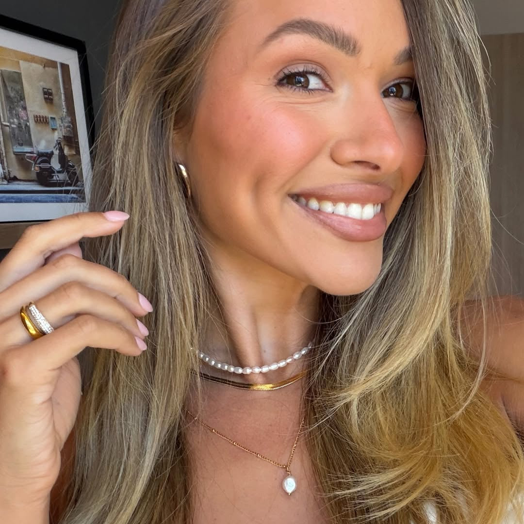 Set Collar Triple Noronha – Baño de Oro 18K