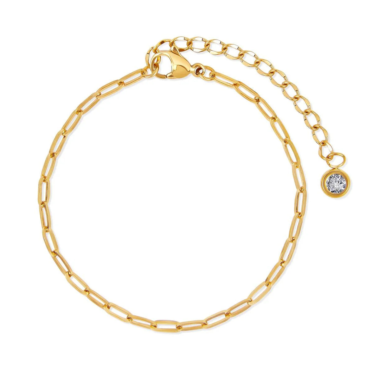 Set 5 Pulseras Glam con Zirconias – Baño de Oro 18K