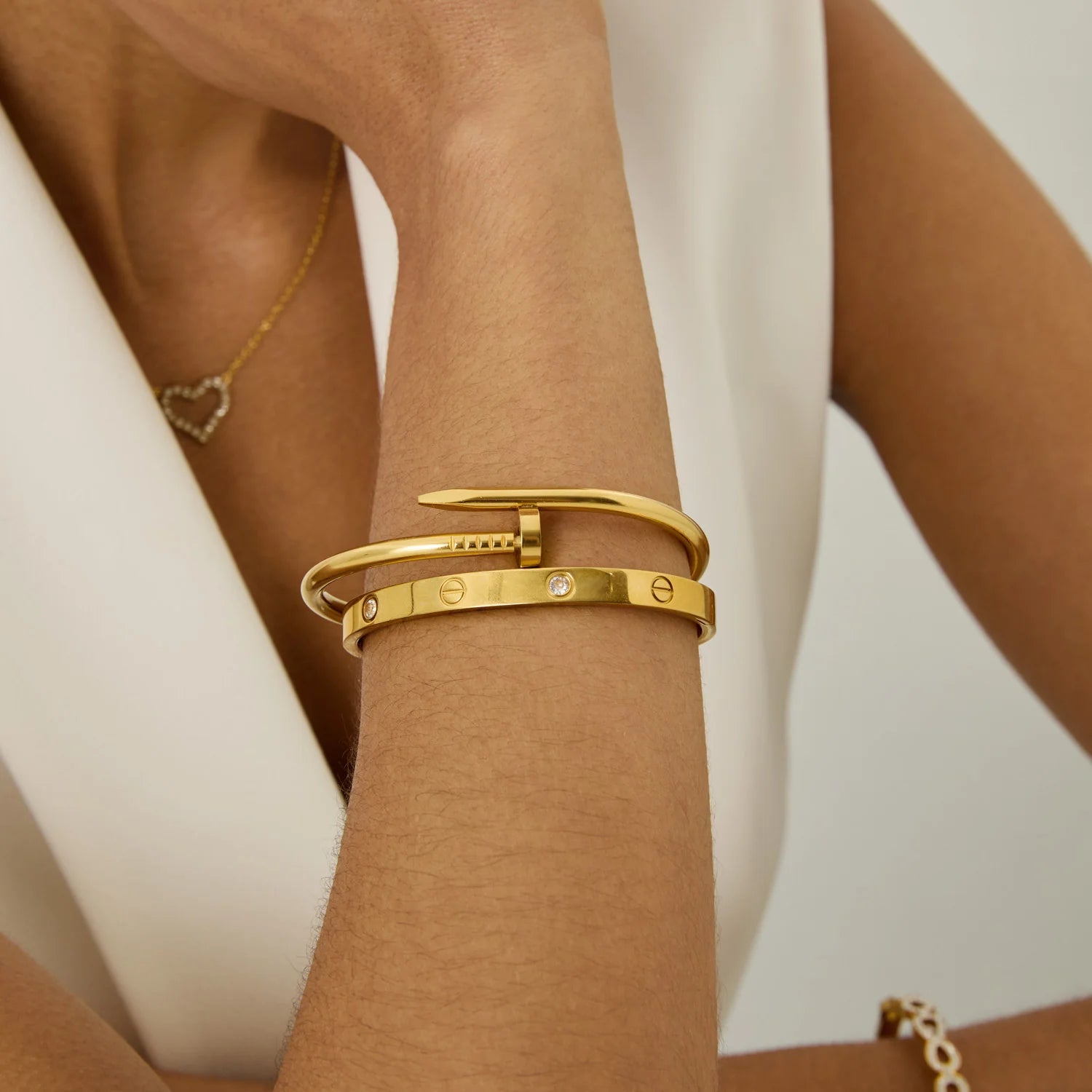 Brazalete Sofisticación – Baño de Oro 18K
